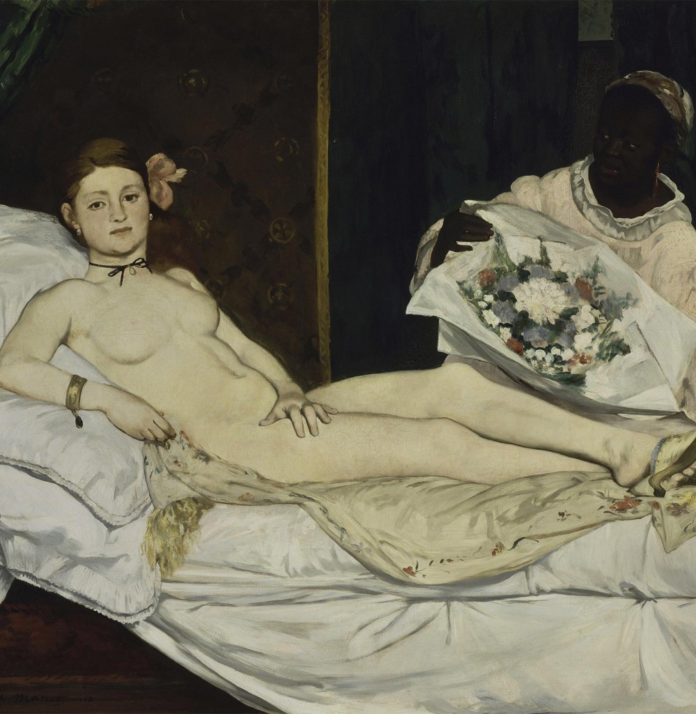 erotic art painting of Édouard Manet, Olympia (1865)