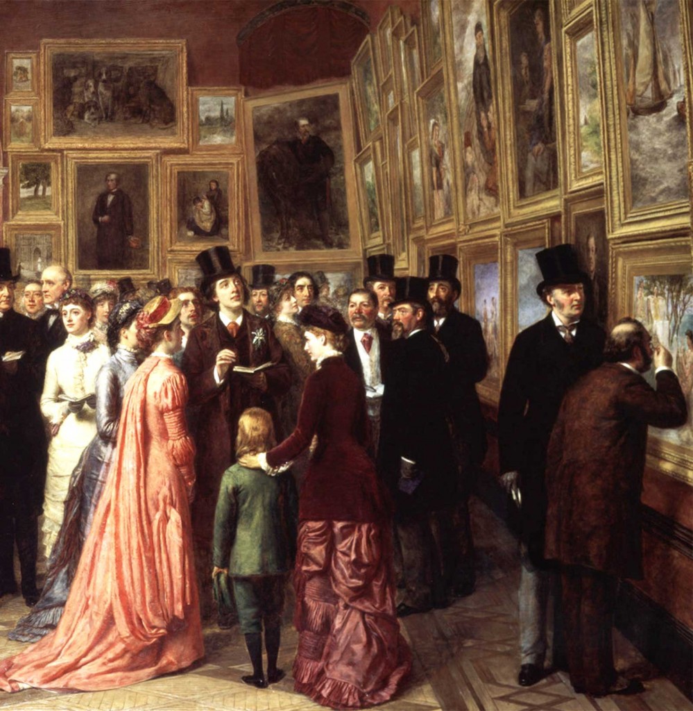 William Powell Frith | A Private View at the Royal Academy (1881), Private Collection