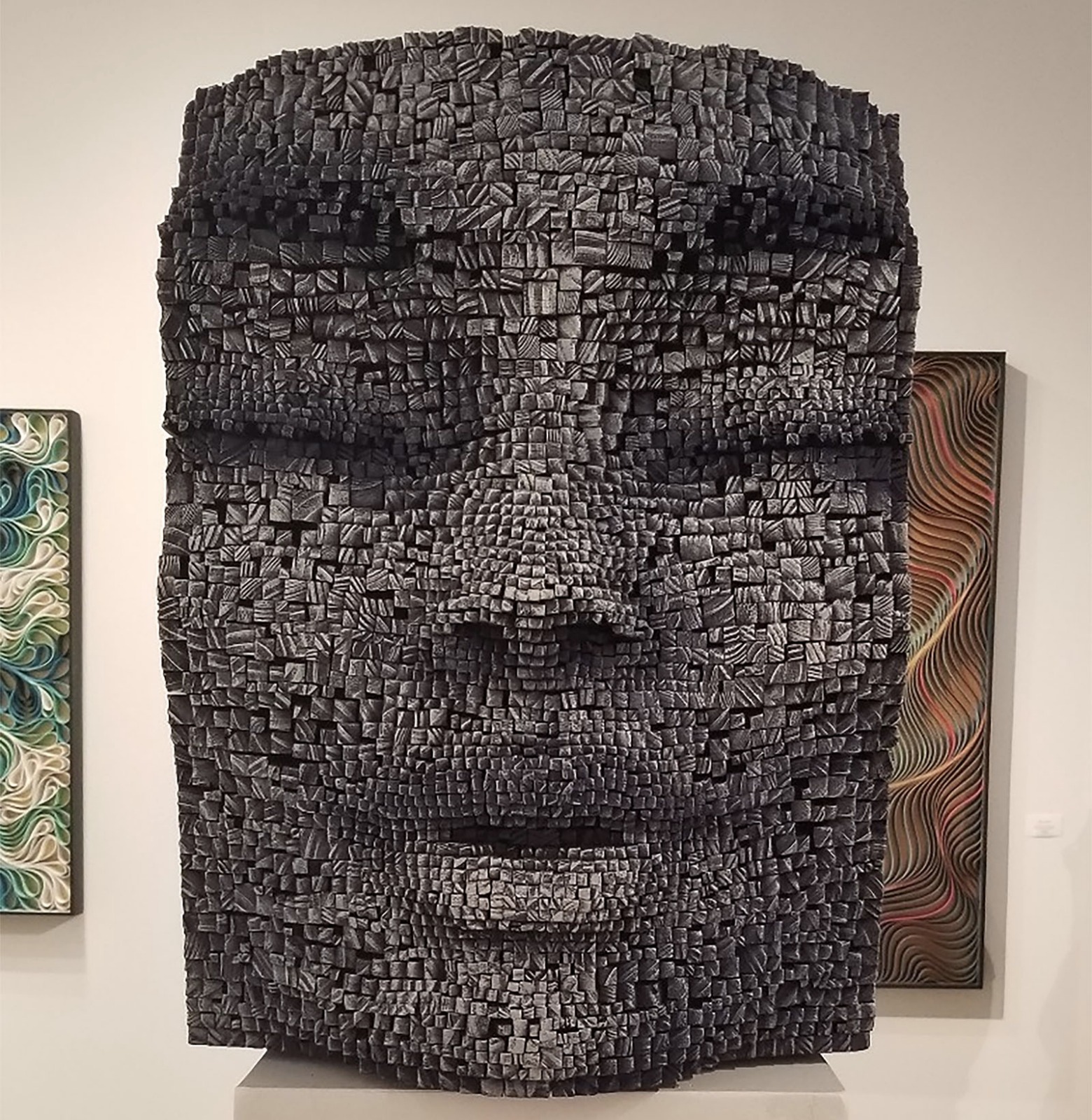 Art Basel Face Sculpture