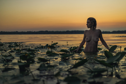 Evening swimming