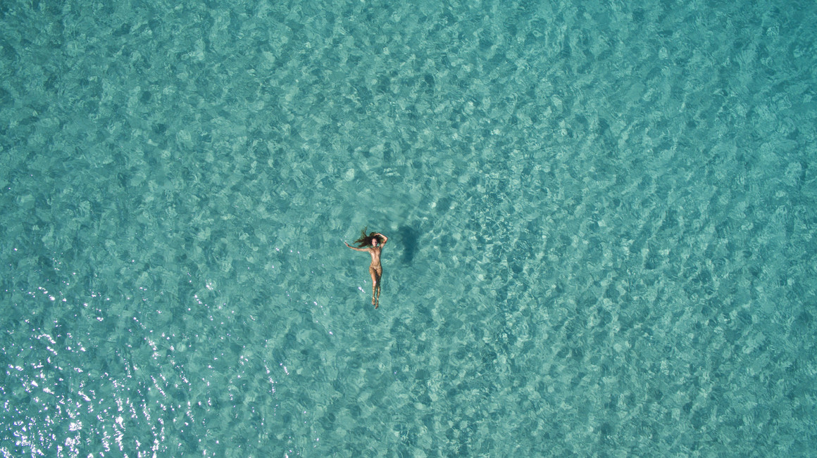 Floating in Ibiza