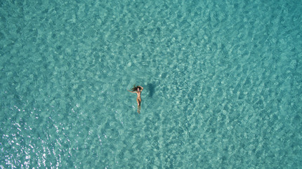Floating in Ibiza