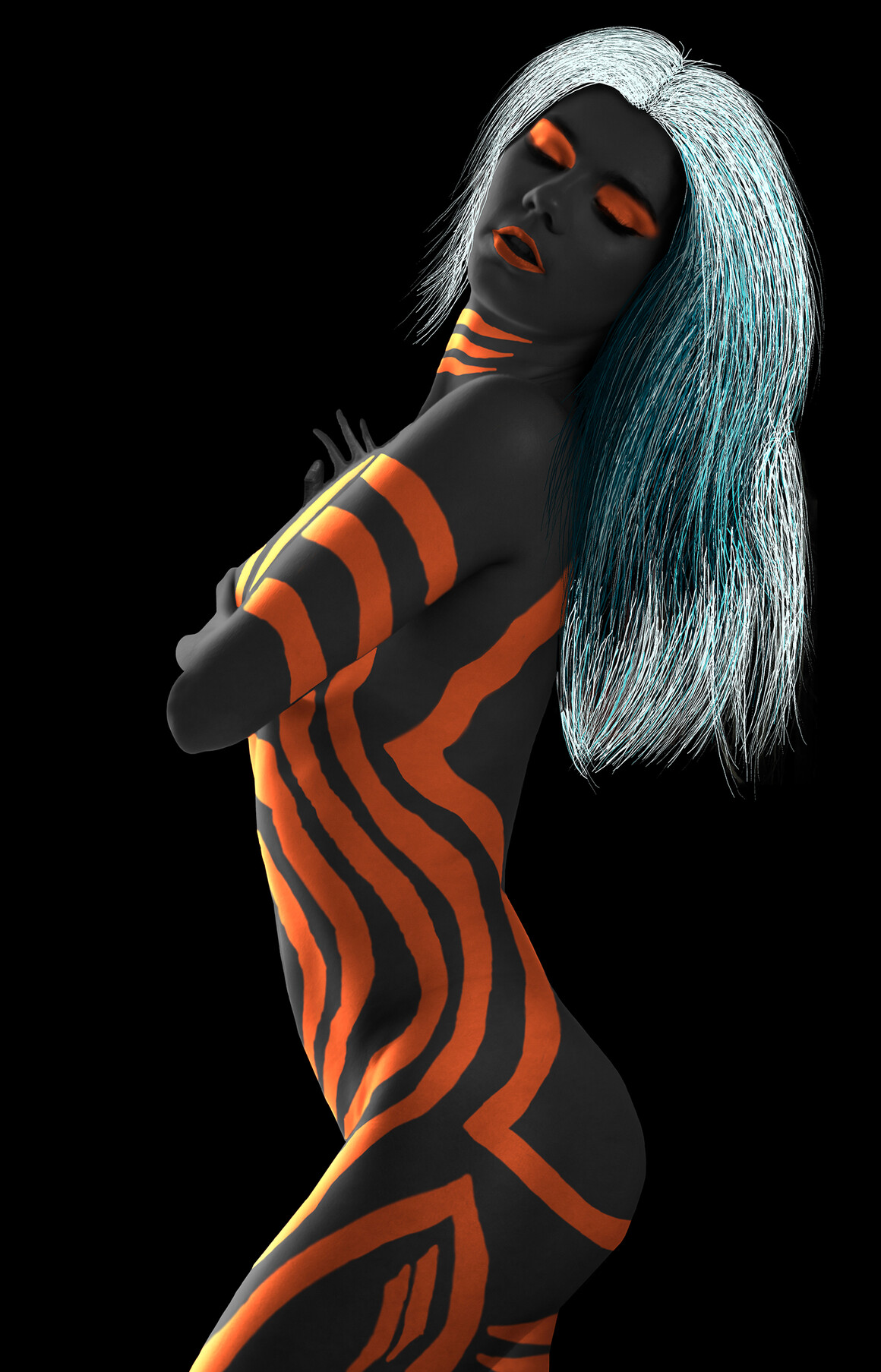 Amazons Warrior Orange Lines Amazons Warrior Orange Lines