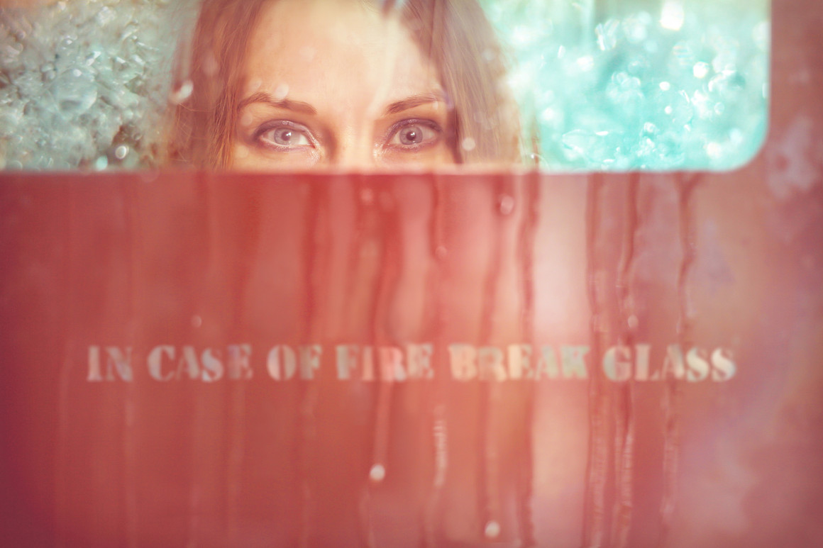 In case of fire break glass